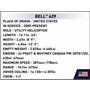 BELL 429 - POLICE scale 1:48 , 266 PCS 