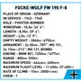FOCKE-WULF FW 190 F-8, 170 PCS HC WWII 