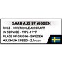 SAAB AJS37 VIGGEN, 911 PCS ARMED FORCES 
