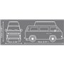 VOLKSWAGEN T3 CAMPER VAN, 240 PCS VOLKSWAGEN 