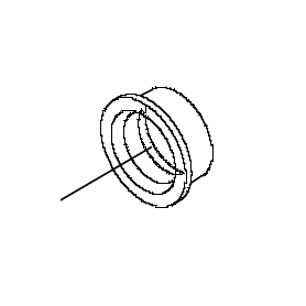 Packning avgasadapter (silikon)