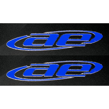 AE logo blå "Embossed"