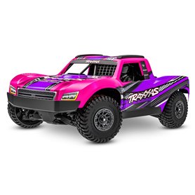 Mini Slash 4x4 RTR TQ BL-2s Rosa - USB-C Laddare / 2s LiPo