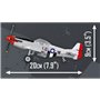 P-51D MUSTANG, 150 PCS TOP GUN MAVERICK 