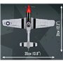 P-51D MUSTANG, 350 PCS TOP GUN MAVERICK 
